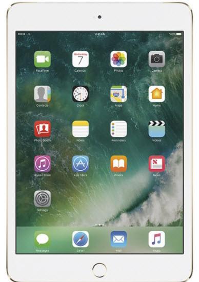 Apple - iPad mini 4 Wi-Fi + Cellular 128GB - Verizon Wireless - Gold