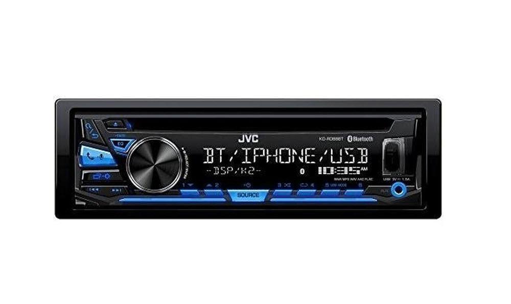 JVC KD-RD88BT Single DIN Bluetooth In-Dash CD/AM/FM Car Stereo