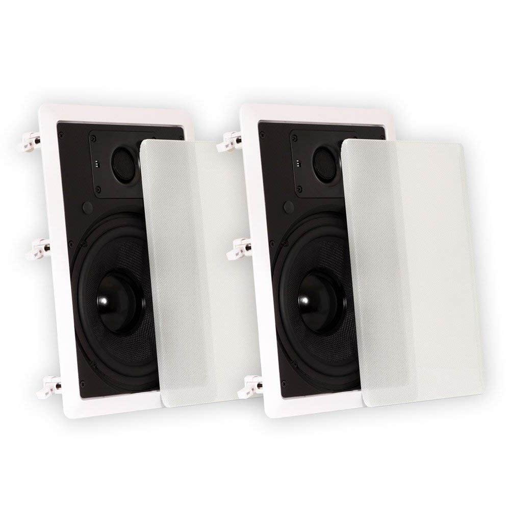 Theater Solutions TSS6W 6.5-Inch In Wall Speakers (White)