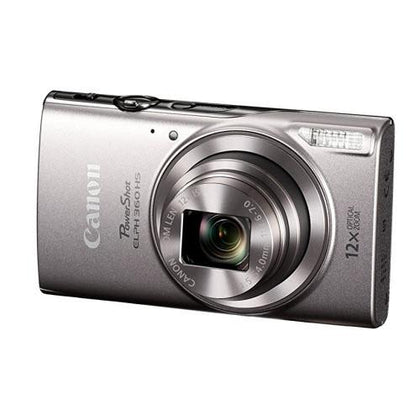 Canon PowerShot ELPH 360 HS with 12x Optical Zoom and Built-In Wi-Fi (Silver)