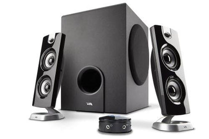 Cyber Acoustics CA-3602FFP 2.1 Speaker Sound System with Subwoofer and Control Pod -Standard Packaging