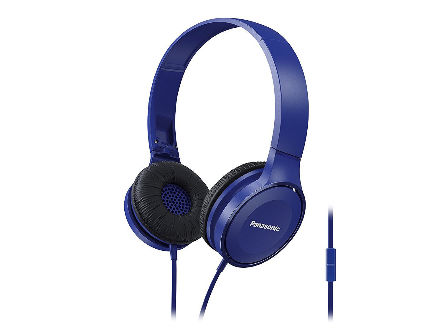 Panasonic On Ear Stereo Headphones RP-HF100-K with Travel-Fold Design