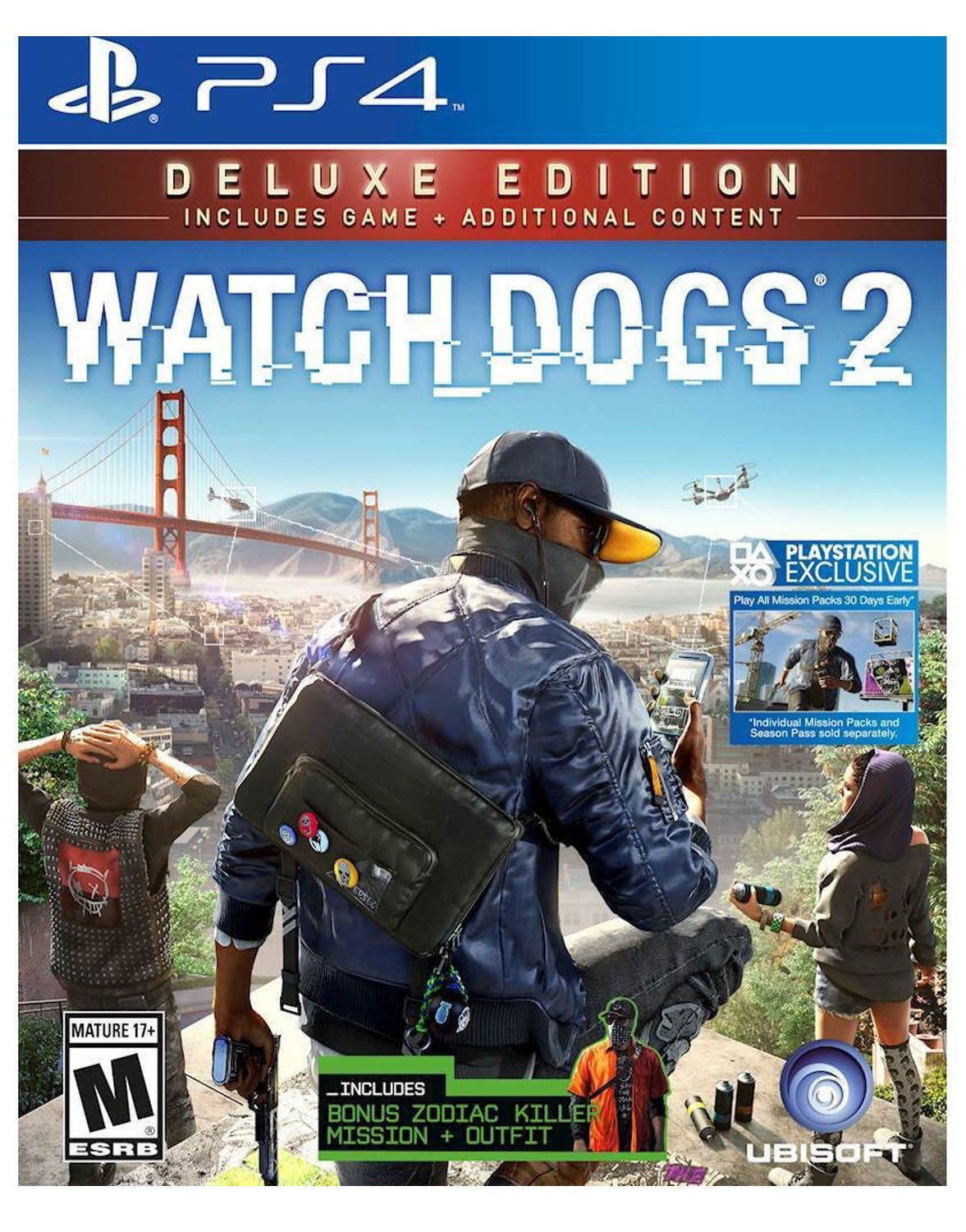 Watch Dogs 2: Deluxe Edition (Includes Extra Content) - PlayStation 4