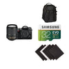 Nikon D7200 DX-format DSLR w/ 18-140mm VR Lens (Black) Accessory Bundle