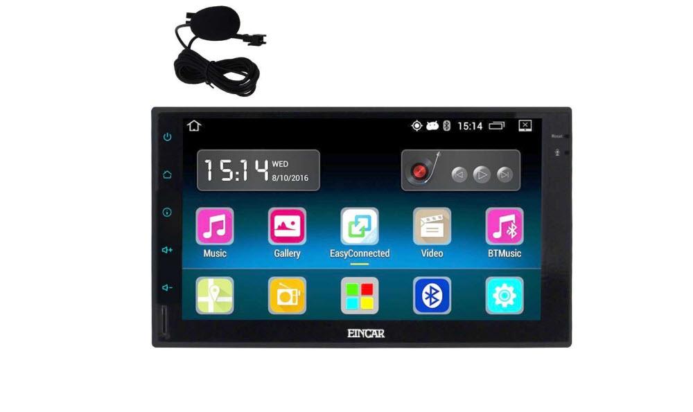 EinCar Double Din 7 Inch Android 6.0 Indash Car Stereo Touch Screen with GPS Navigation Audio Receiver