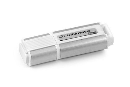 Kingston Digital 16 GB Hi-speed 3.0 Datatraveler Flash Drive DTU30/16 GB - White and Gray