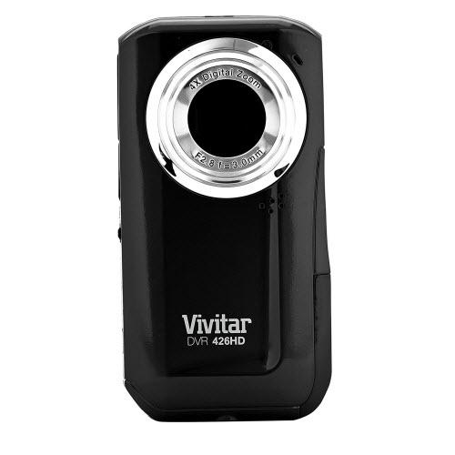 Vivitar DVR426-BLK/KIT-AMX LIC JPEG Video Recording Flip Digital Camera