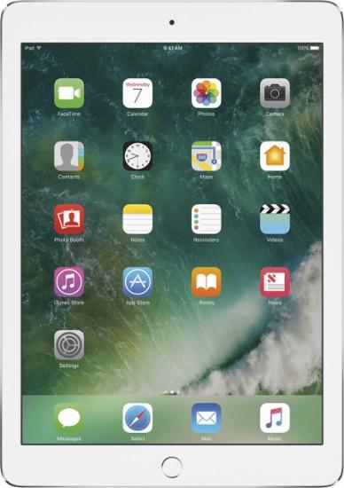 Apple - 12.9- Inch iPad Pro with Wi-Fi + Cellular - 128 GB (Verizon Wireless) - Silver