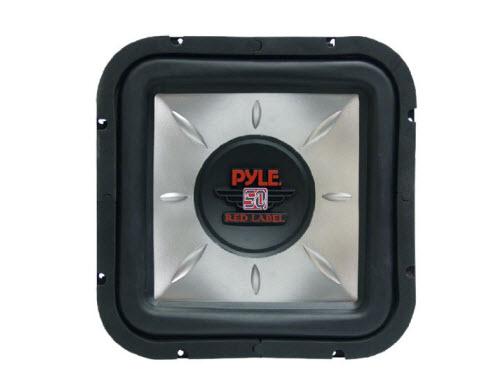 Pyle PLSQ10D 10-Inch 1,200-Watt Square DVC Subwoofer