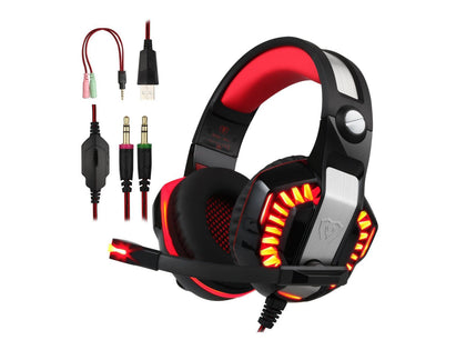 BlueFire Professional PS4 Gaming Headset 3.5mm LED Light Game Bass Xbox One Headphones
