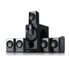 beFree Sound BFS-460 Channel Surround Sound Bluetooth Speaker System in Black