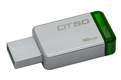 Kingston Digital 16GB DataTraveler 50 USB 3.1 Flash Drive, 2 Pack