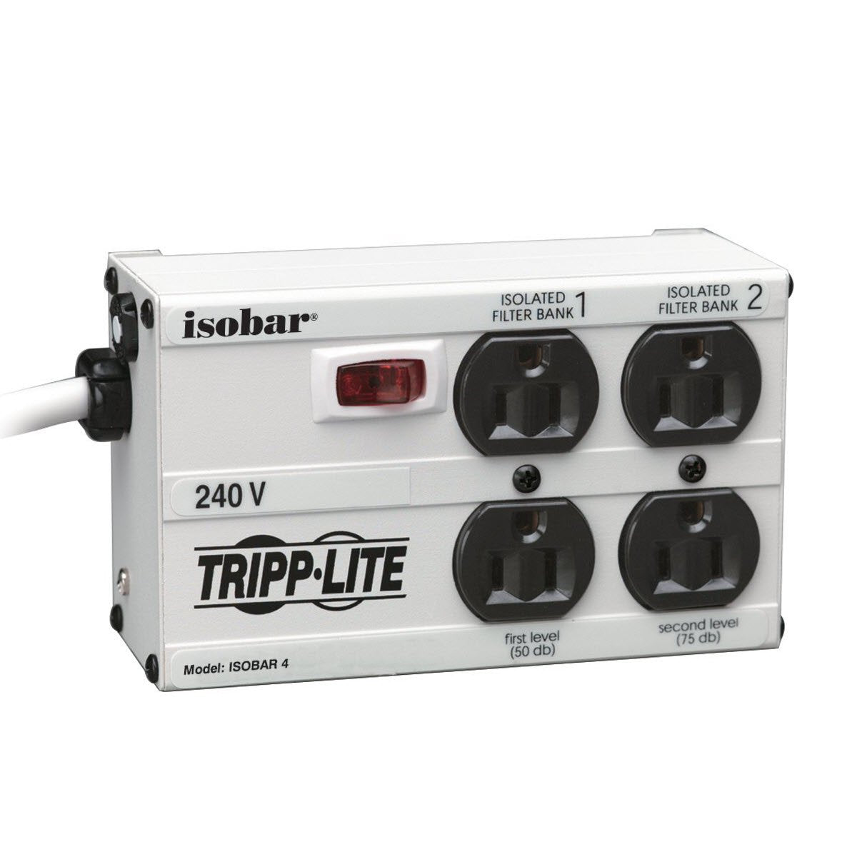 Tripp Lite Isobar 4 Outlet 230V Surge Protector Power Strip