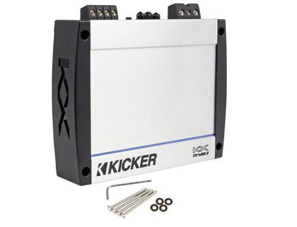 Kicker 40KXM4002 2 Channel 400 Watt RMS Class D Full-Range Marine/Boat Amplifier