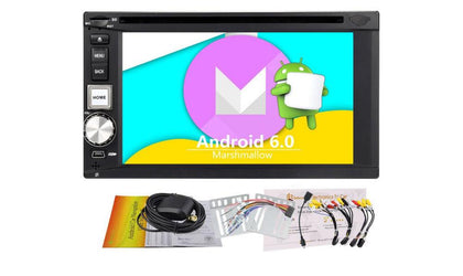 EinCar Double Din Android 6.0 GPS Car Stereo In Dash Navigation 6.2