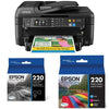 Epson WF-2760 All-in-One Wireless Color Printer Multi-Ink Bundle