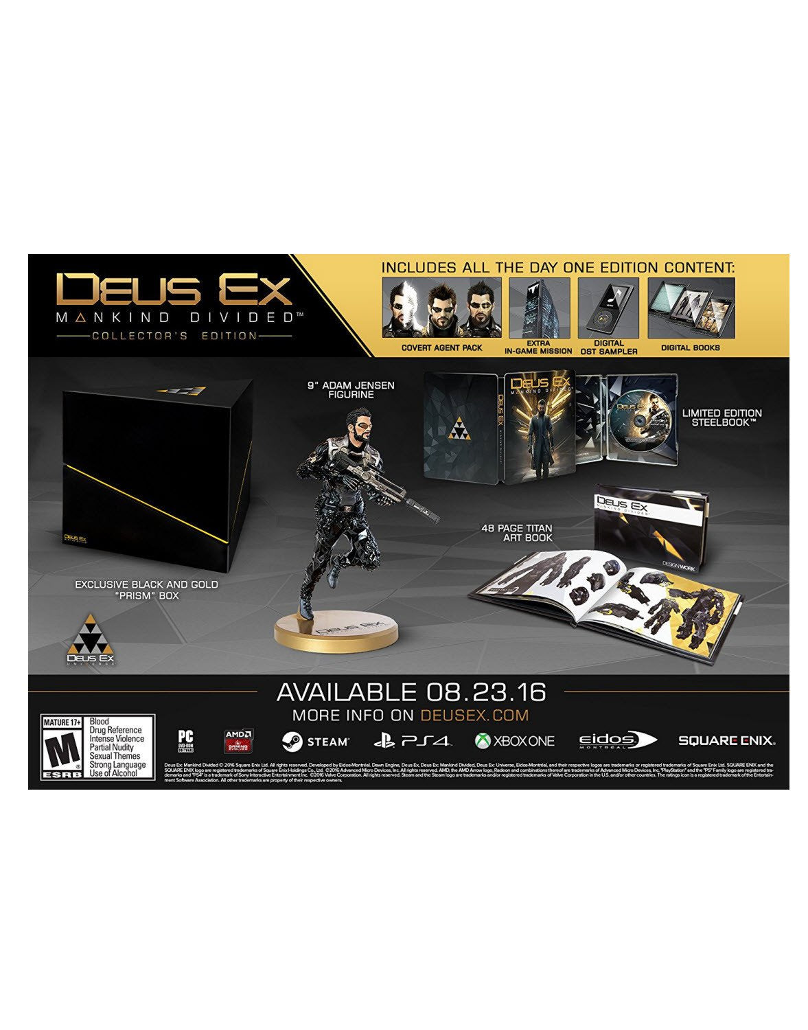 Deus Ex: Mankind Divided - Collector's Edition - PlayStation 4