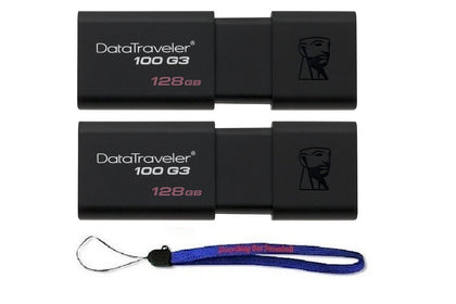 Kingston (TM) Digital (2 Pack) Data Traveler 3.0 128 GB USB