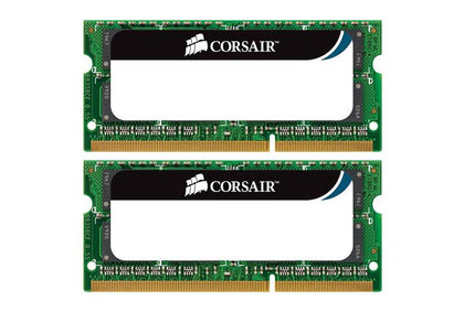 CORSAIR - 8GB (2PK x 4GB) 1.0GHz DDR3 SoDIMM Laptop Memory Kit - Green