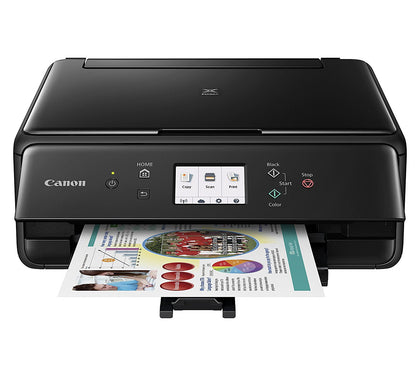 Canon Compact TS6020 Wireless Home Inkjet All-in-One Printer Ink Bundle - Black