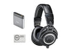 Audio-Technica ATH-M50x Professional Headphones with FiiO A1 Headphone Amplifier