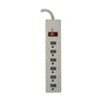 Woods 041457 6-Outlet Surge Protector Power Strip, 2.5-Foot, 200 Joules of Protection, 2-Pack