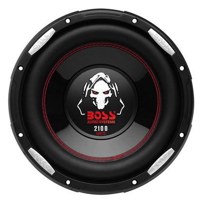 BOSS Audio P126DVC 2300 Watt, 12 Inch, Dual 4 Ohm Voice Coil Car Subwoofer