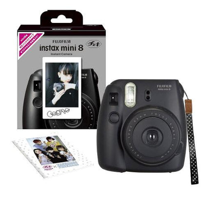 Fuji Instax Mini 8 N Black + Original Strap Set Fujifilm Instax Mini 8N Instant Camera