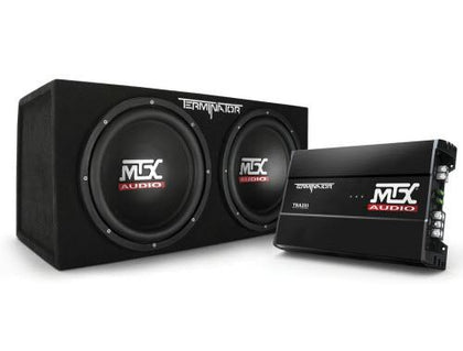 MTX Audio TNP212D2 Terminator Power Pack Subwoofer System - Set of 2