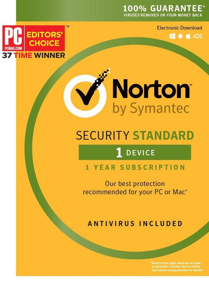 Norton Security Standard - 1 Device Key Card