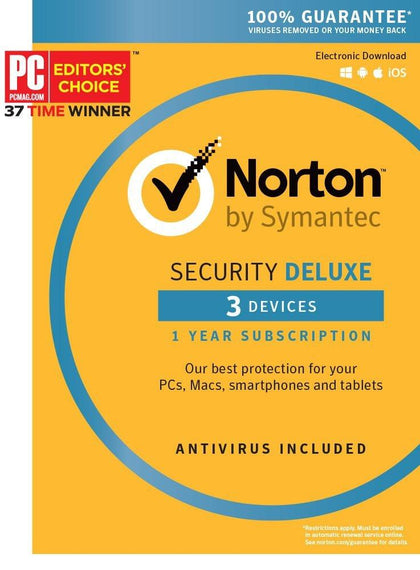 Norton Security Deluxe - 3 Devices Key Card