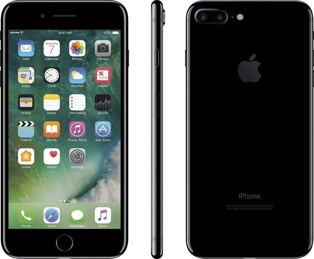 Apple iPhone 7 Plus 256 GB Unlocked, Jet Black US Version