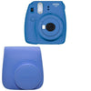 Fujifilm Instax Mini 9 Instant Camera with Instax Groovy Camera Case (Cobalt Blue)