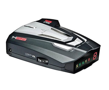 Cobra XRS9470 Voice Alert 14 Band Radar/Laser Detector with 360 Degree Protection and Ultra Bright Data Display