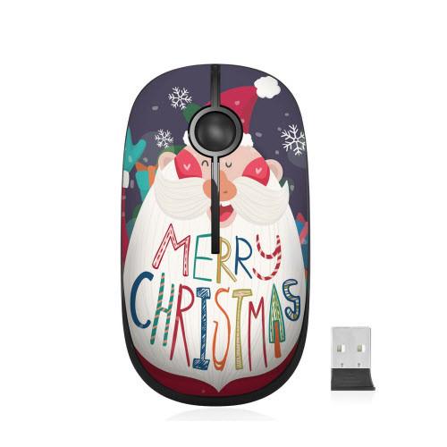 Jelly Comb 2.4G Slim Wireless Mouse - Santa