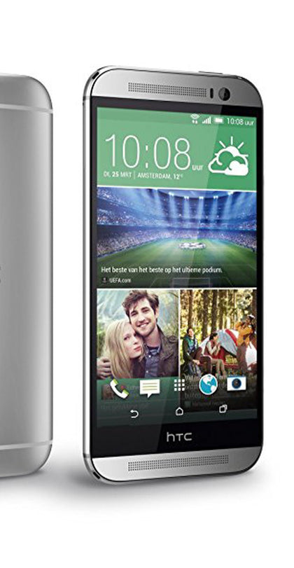 HTC One M8 16GB 4G LTE Unlocked GSM Android Cell Phone EMEA Version - Silver