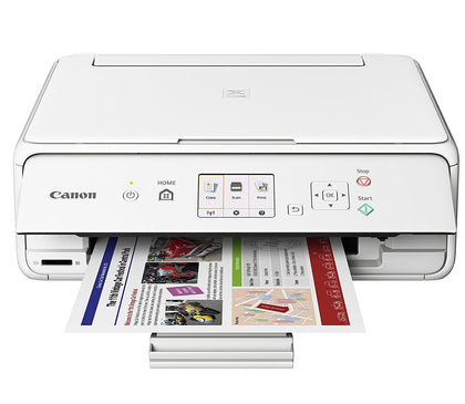 Canon Office Products PIXMA TS5020 WH Wireless color Photo Printer with Scanner & Copier - White