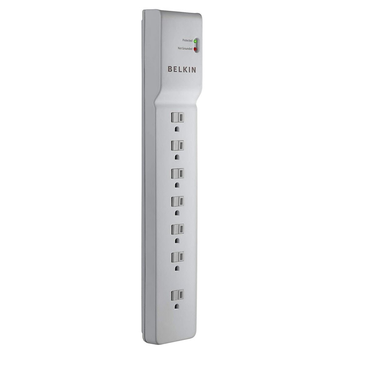 Belkin 7-Outlet Commercial Power Strip Surge Protector with 6-Foot Power Cord, 750 Joules