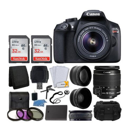 Canon EOS Rebel T6 Digital SLR Camera Deluxe Bundle