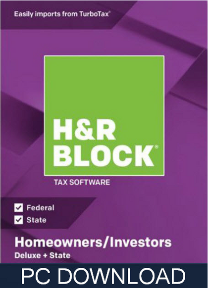 2019 H&R Block Deluxe Old Version
