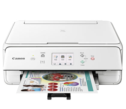 Canon Compact TS6020 Wireless Home Inkjet All-in-One Printer - White