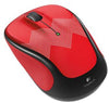 Logitech - M325c Optical Mouse - Red Zigzag