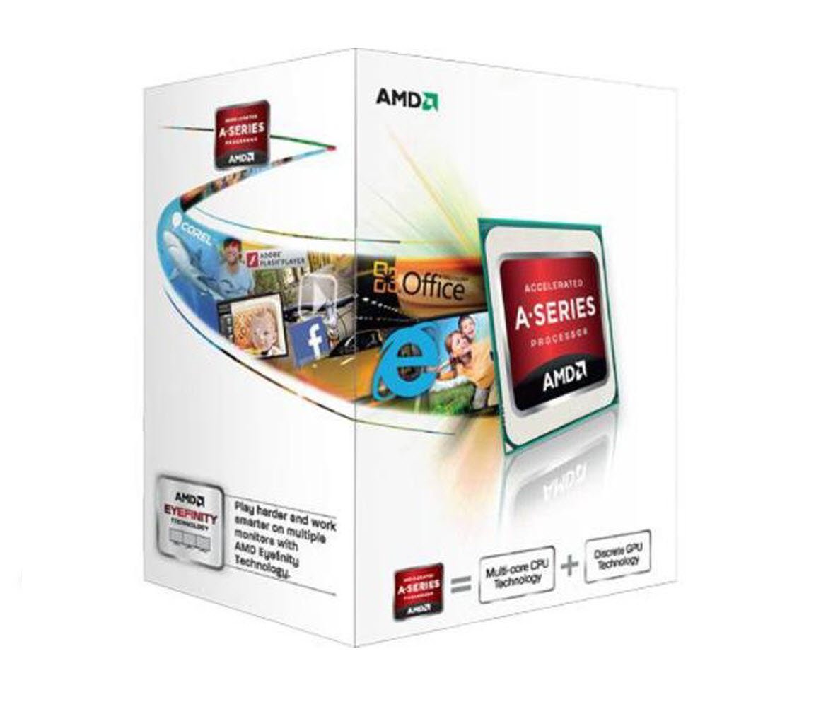 AMD A4-5300 APU 3.4Ghz Processor AD5300OKHJBOX