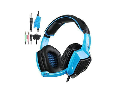 Sades 5 in 1 Stereo Gaming Headset (SA920) - Blue