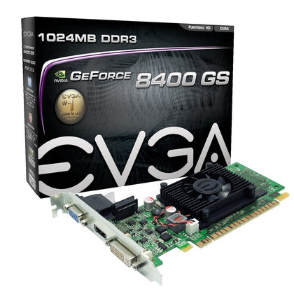EVGA GeForce 8400 GS 1 GB DDR3 PCI Express Graphics Card