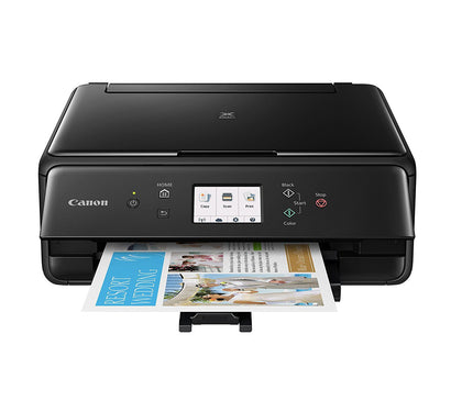 Canon TS6120 Wireless All-In-One Printer with Scanner and Copier Ink Bundle - Black
